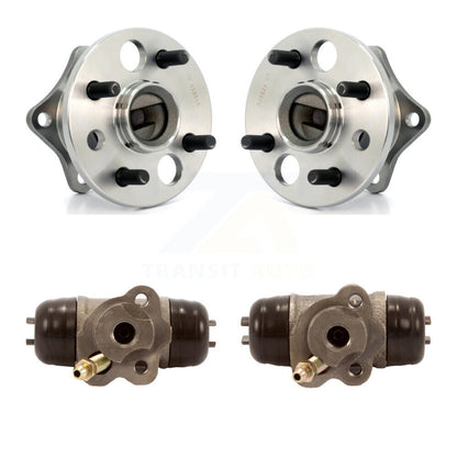Wheel Cylinders And Hub Bearing Rear Kit For Toyota Corolla Prizm Chevrolet Geo