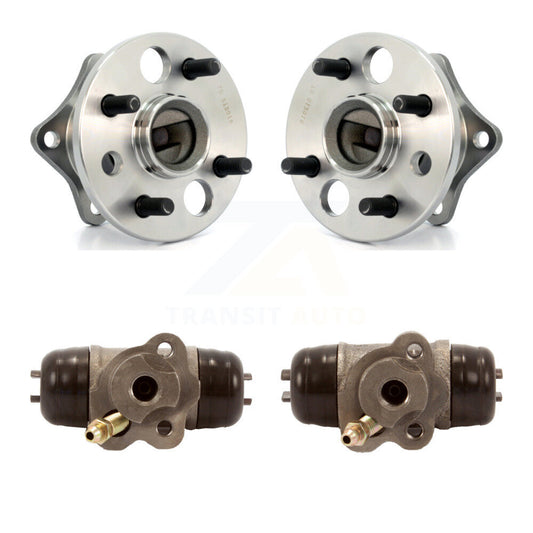 Wheel Cylinders And Hub Bearing Rear Kit For Toyota Corolla Prizm Chevrolet Geo
