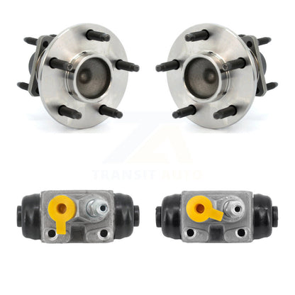 Wheel Cylinders And Hub Bearing Rear Kit For Chevrolet Cobalt Pontiac G5 HHR