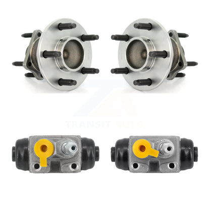 Wheel Cylinders And Hub Bearing Assembly Rear Kit For Chevrolet Cobalt HHR