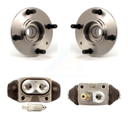 Wheel Cylinders Hub Bearing Rear Kit For 2005 Hyundai Elantra Non-ABS From 02 05