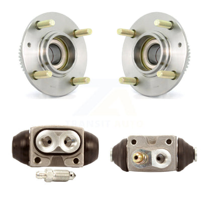 Wheel Cylinders Hub Bearing Rear Kit For Hyundai Elantra 4-Wheel ABS From 02 05