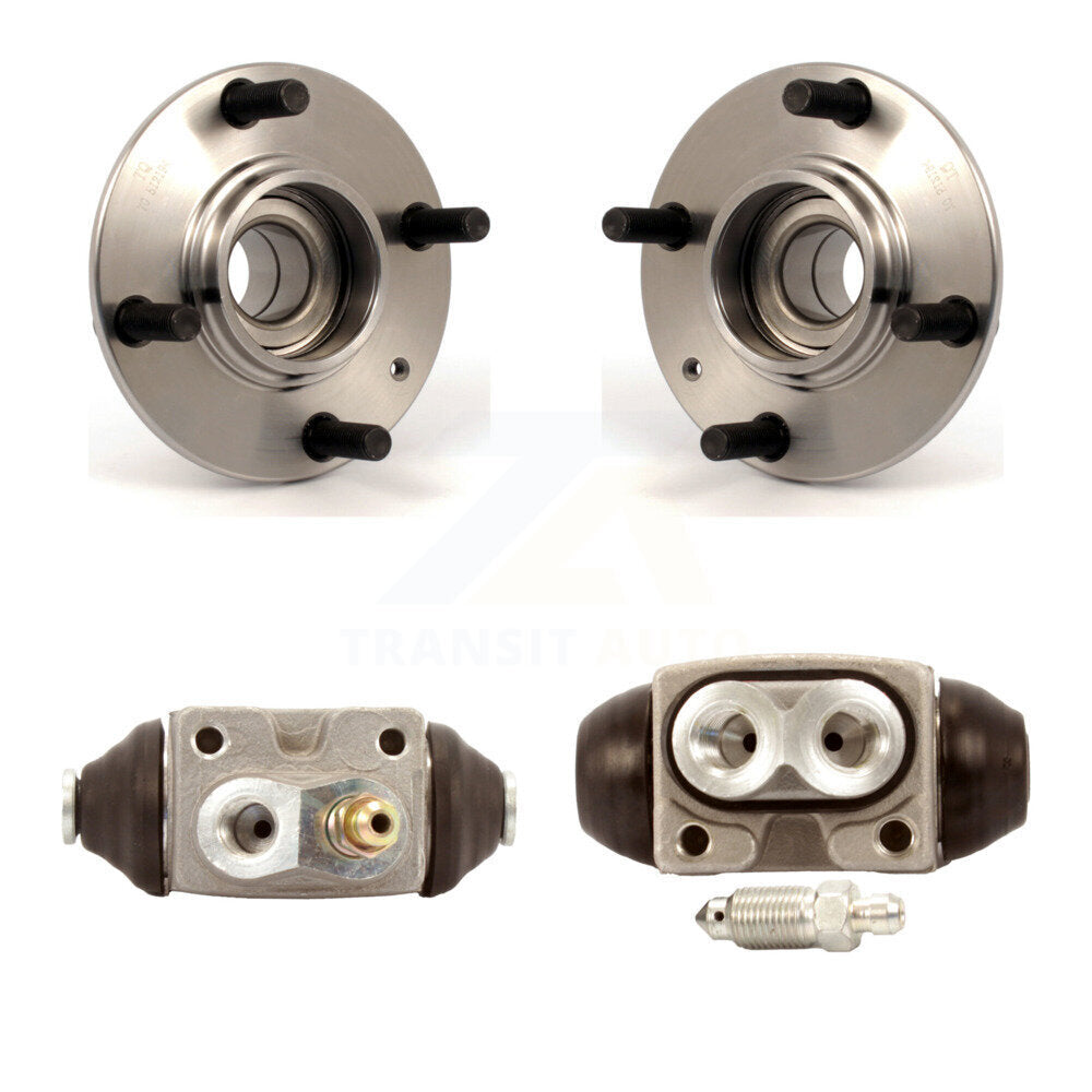 Wheel Cylinders And Hub Bearing Assembly Rear Kit For Kia Spectra Spectra5