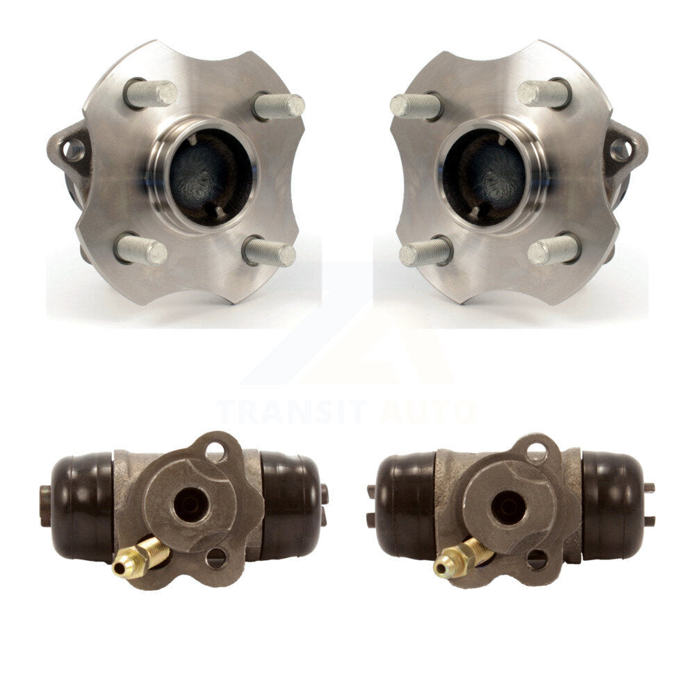 Wheel Cylinders And Hub Bearing Assembly Rear Kit For Toyota Echo Scion xA