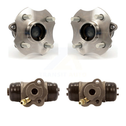 Wheel Cylinders And Hub Bearing Assembly Rear Kit For Toyota Echo Scion xA