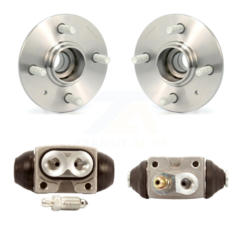 Wheel Cylinders And Hub Bearing Assembly Rear Kit For Hyundai Accent