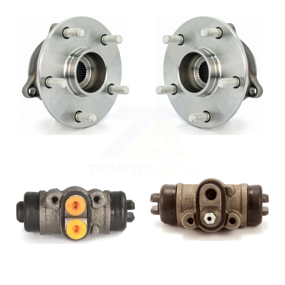 Wheel Cylinders And Hub Bearing Assembly Rear Kit For 2008 Suzuki Grand Vitara