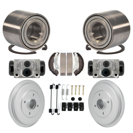 Wheel Cylinders And Coated Drum Shoes Hardware Bearing Rear Kit (8Pc) For Nissan