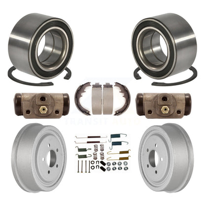 Wheel Cylinders & Coated Drum Shoes Hardware Bearing Rear Kit For Ford Ranger EV
