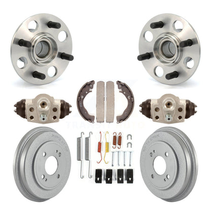Wheel Cylinders & Coated Drum Shoes Hardware Hub Bearing Rear Kit For Honda Fit