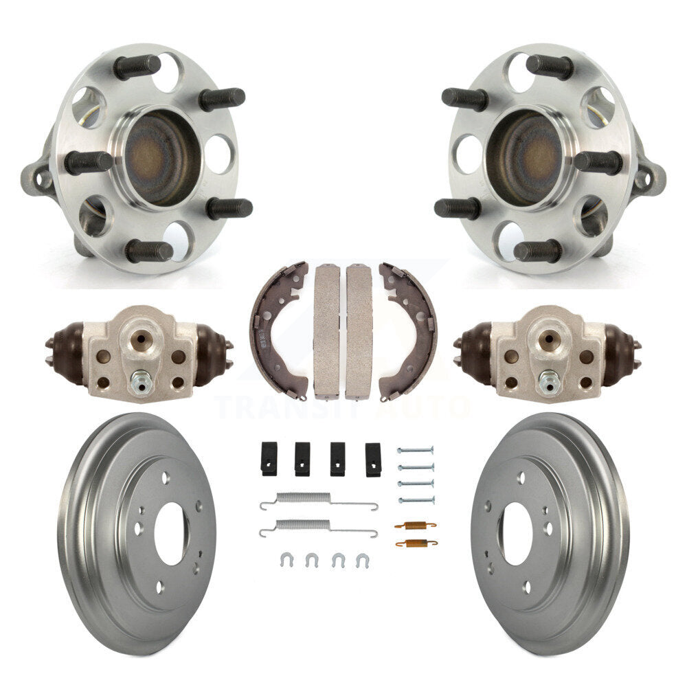 Wheel Cylinders Coated Drum Shoes Hardware Hub Bearing Rear Kit For Honda Civic