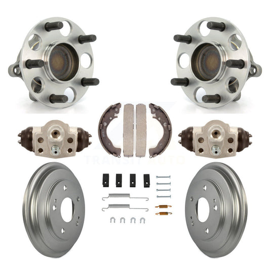 Wheel Cylinders Coated Drum Shoes Hardware Hub Bearing Rear Kit For Honda Civic