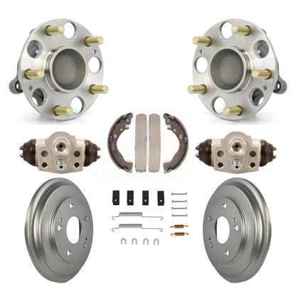Wheel Cylinders Coated Drum Shoes Hardware Hub Bearing Rear Kit For Honda Civic