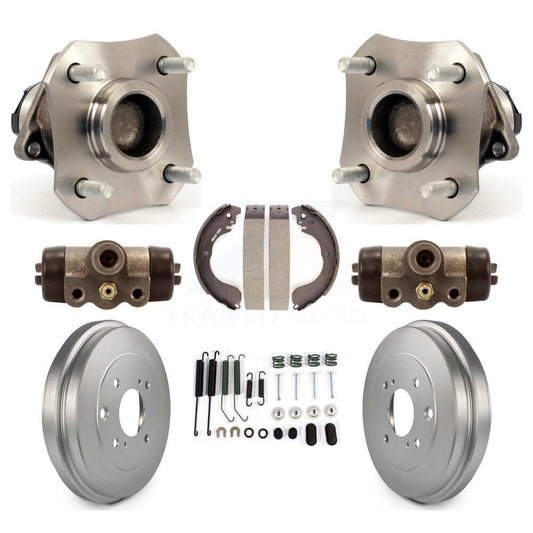 Wheel Cylinders Coated Drum Shoes Hardware Hub Bearing Rear Kit For Nissan Versa