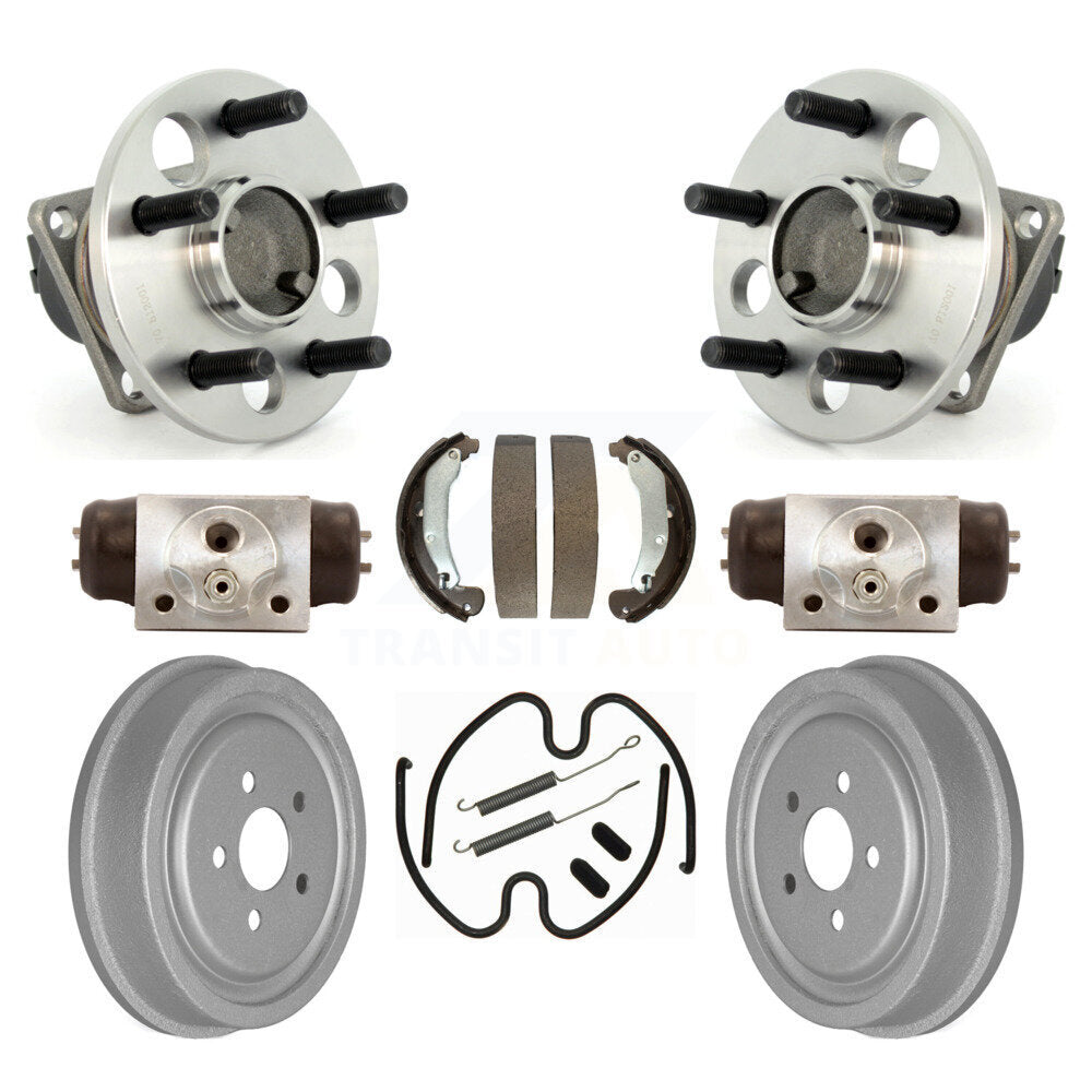 Wheel Cylinders And Coated Drum Shoes Hardware Hub Bearing Rear Kit For Pontiac