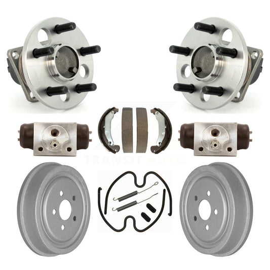 Wheel Cylinders And Coated Drum Shoes Hardware Hub Bearing Rear Kit For Pontiac