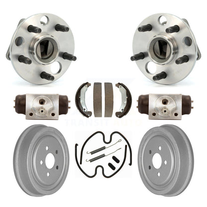 Wheel Cylinders And Coated Drum Shoes Hardware Hub Bearing Rear Kit For Pontiac