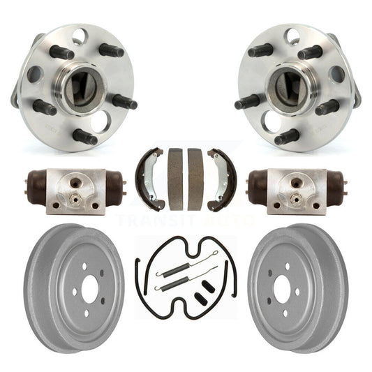 Wheel Cylinders And Coated Drum Shoes Hardware Hub Bearing Rear Kit For Pontiac