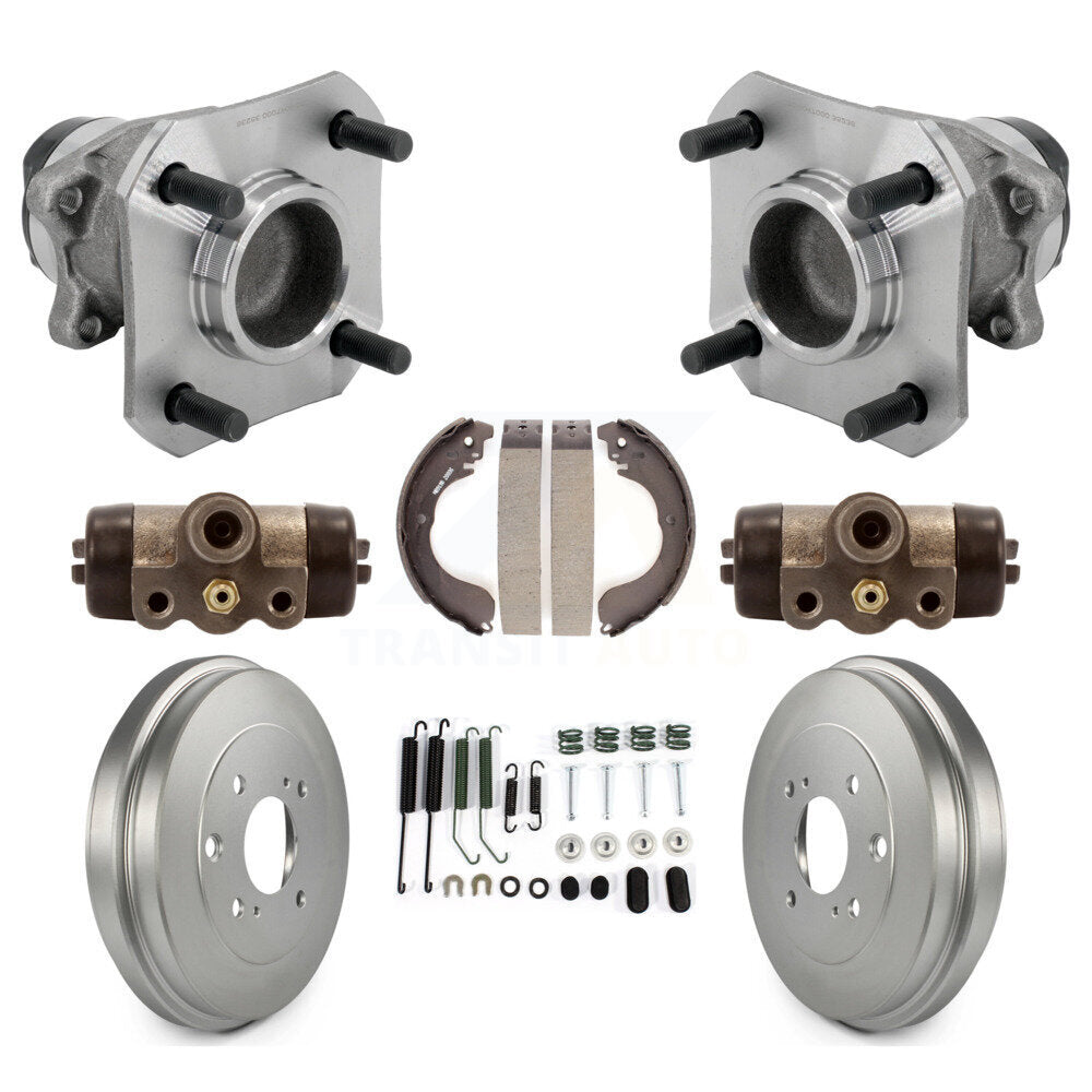 Wheel Cylinders Coated Drum Shoes Hardware Hub Bearing Rear Kit For Nissan Cube