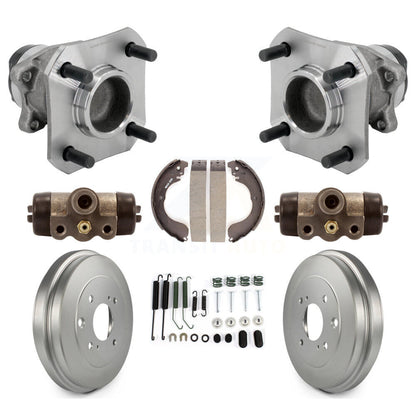 Wheel Cylinders Coated Drum Shoes Hardware Hub Bearing Rear Kit For Nissan Cube