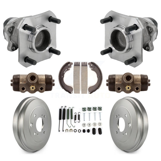 Wheel Cylinders Coated Drum Shoes Hardware Hub Bearing Rear Kit For Nissan Cube