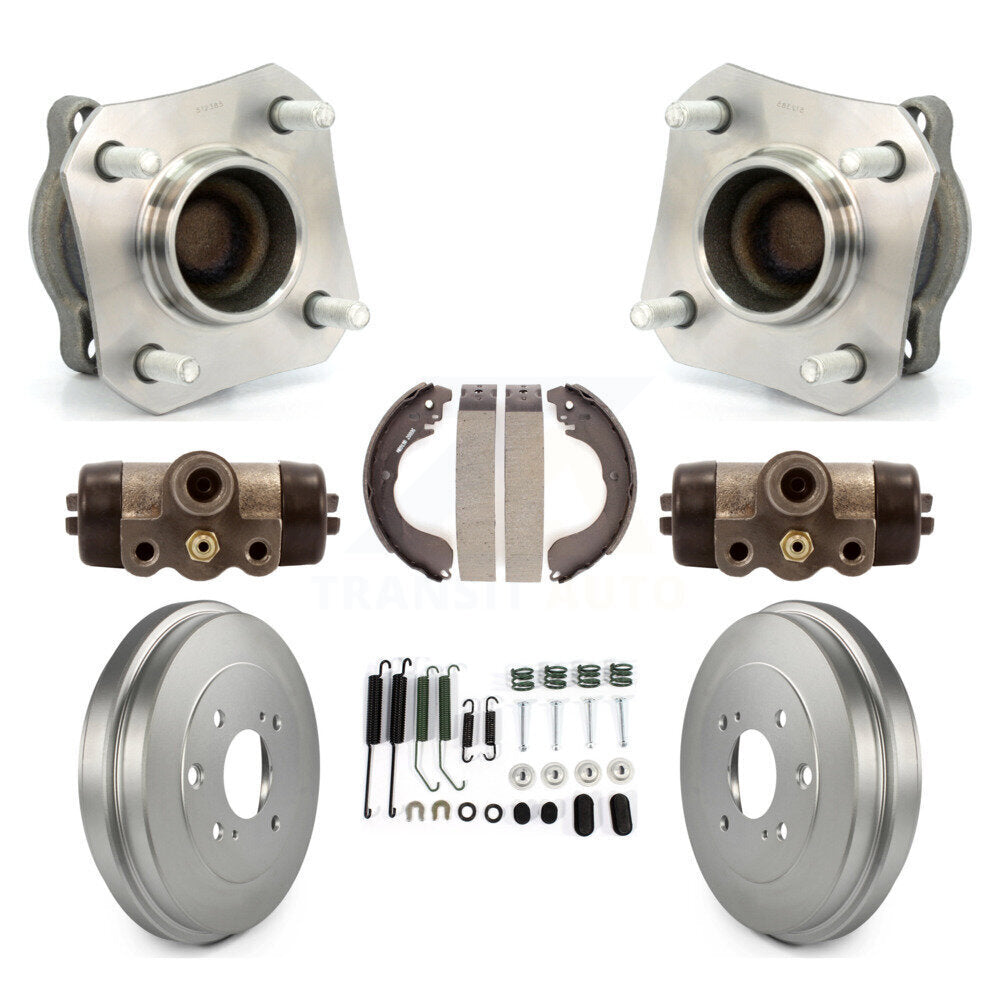 Wheel Cylinders And Coated Drum Shoes Hardware Hub Bearing Assembly Rear Kit For