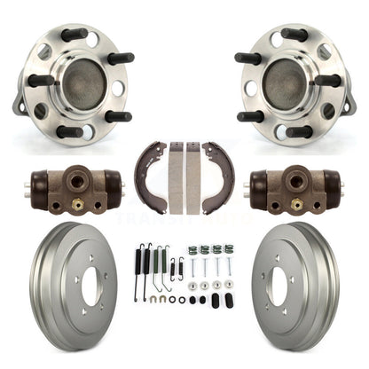 Wheel Cylinders & Coated Drum Shoes Hardware Hub Bearing Rear Kit (8Pc) For Jeep
