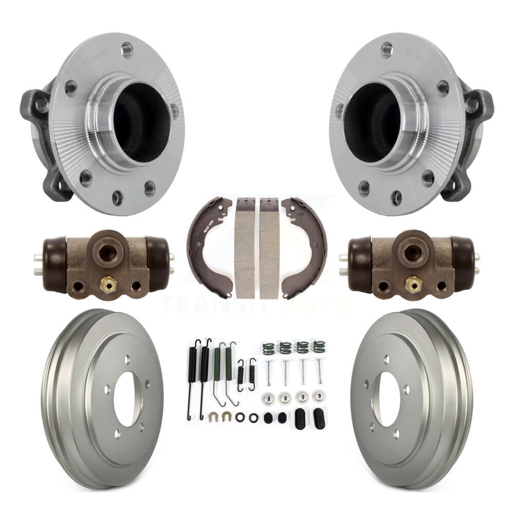 Wheel Cylinders Coated Drum Shoes Hardware Hub Bearing Rear Kit For Jeep Compass