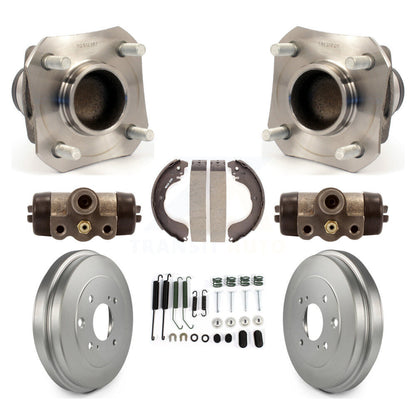 Wheel Cylinders Coated Drum Shoes Hardware Hub Bearing Rear Kit For Nissan Versa