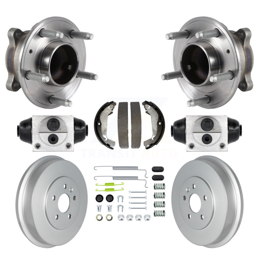 Wheel Cylinders And Coated Drum Shoes Hardware Hub Bearing Assembly Rear Kit For