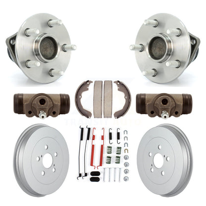 Wheel Cylinders & Coated Drum Shoes Hardware Hub Bearing Rear Kit (8Pc) For Vibe