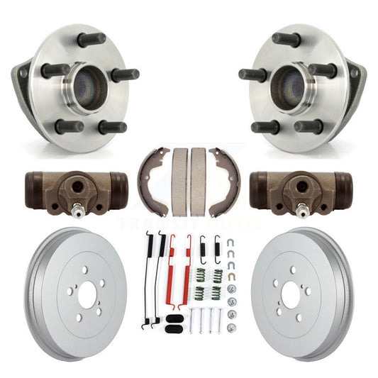 Wheel Cylinders & Coated Drum Shoes Hardware Hub Bearing Rear Kit (8Pc) For Vibe