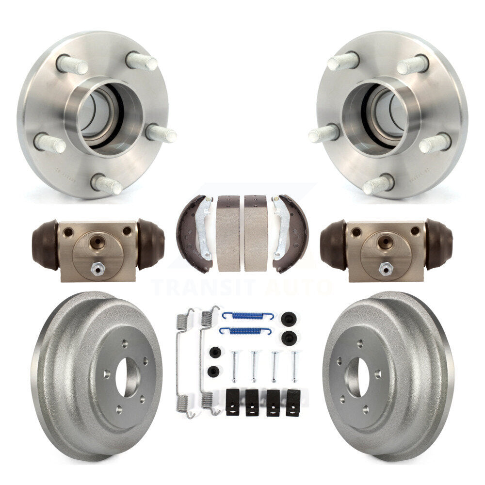 Wheel Cylinders And Coated Drum Shoes Hardware Hub Bearing Assembly Rear Kit For