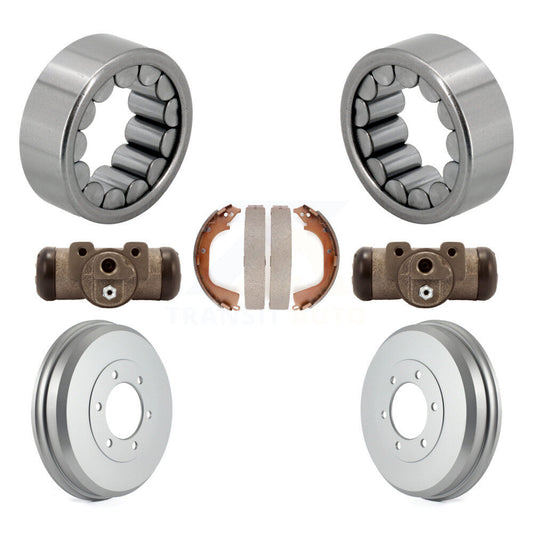 Wheel Cylinders Coated Drum & Shoes Bearing Rear Kit For Chevrolet Colorado GMC