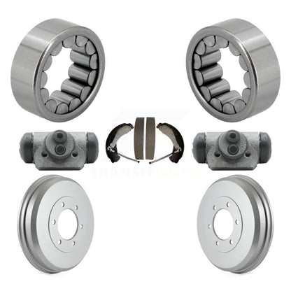 Wheel Cylinders Coated Drum & Shoes Bearing Rear Kit For Chevrolet Colorado GMC