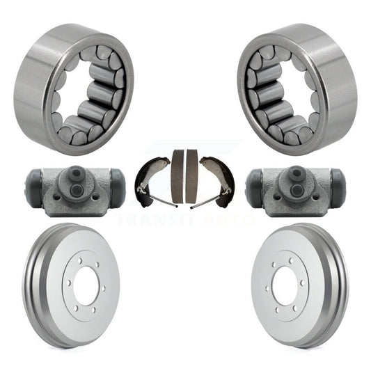 Wheel Cylinders Coated Drum & Shoes Bearing Rear Kit For Chevrolet Colorado GMC