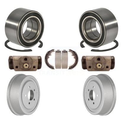 Wheel Cylinders & Coated Drum Shoes Bearing Rear Kit For 98-02 Ford Ranger EV