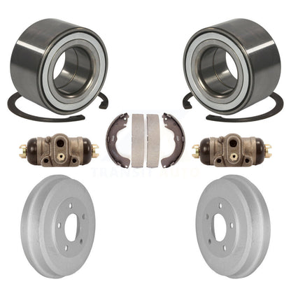 Wheel Cylinders And Coated Drum & Shoes Bearing Rear Kit For Ford Escape Mazda