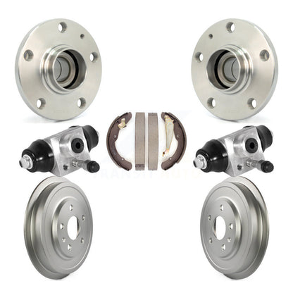 Wheel Cylinders & Coated Drum Shoes Hub Bearing Rear Kit For Volkswagen Jetta