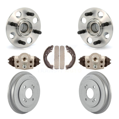 Wheel Cylinders & Coated Drum Shoes Hub Bearing Rear Kit For Honda Fit Insight