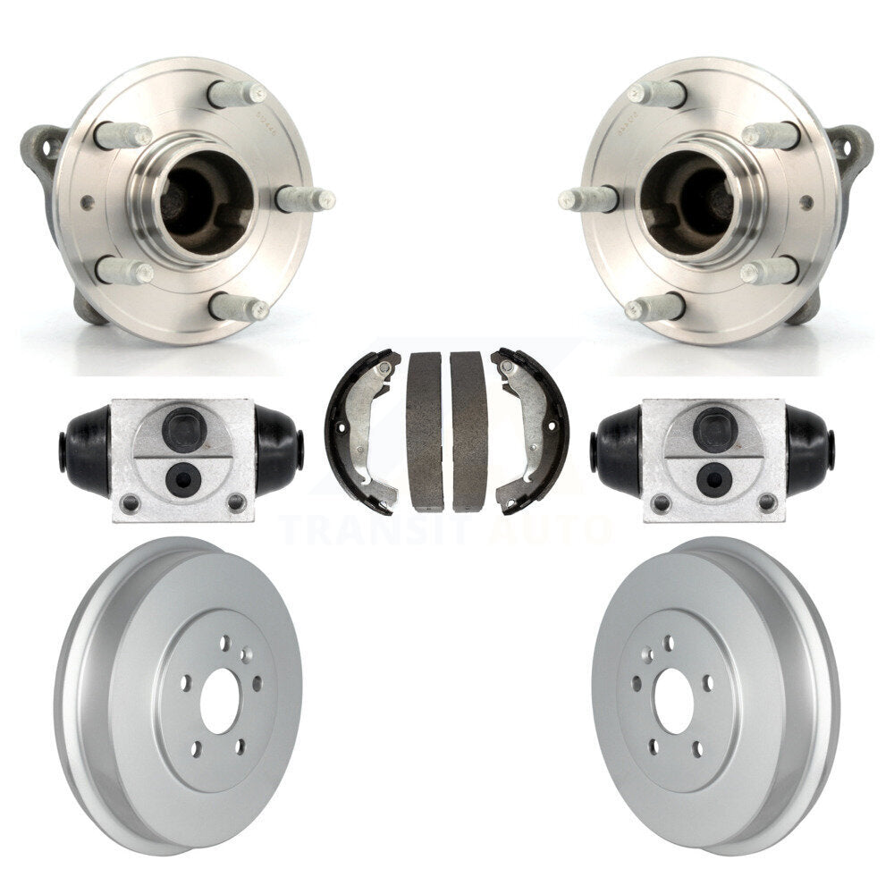 Wheel Cylinders And Coated Drum & Shoes Hub Bearing Rear Kit For Chevrolet Cruze