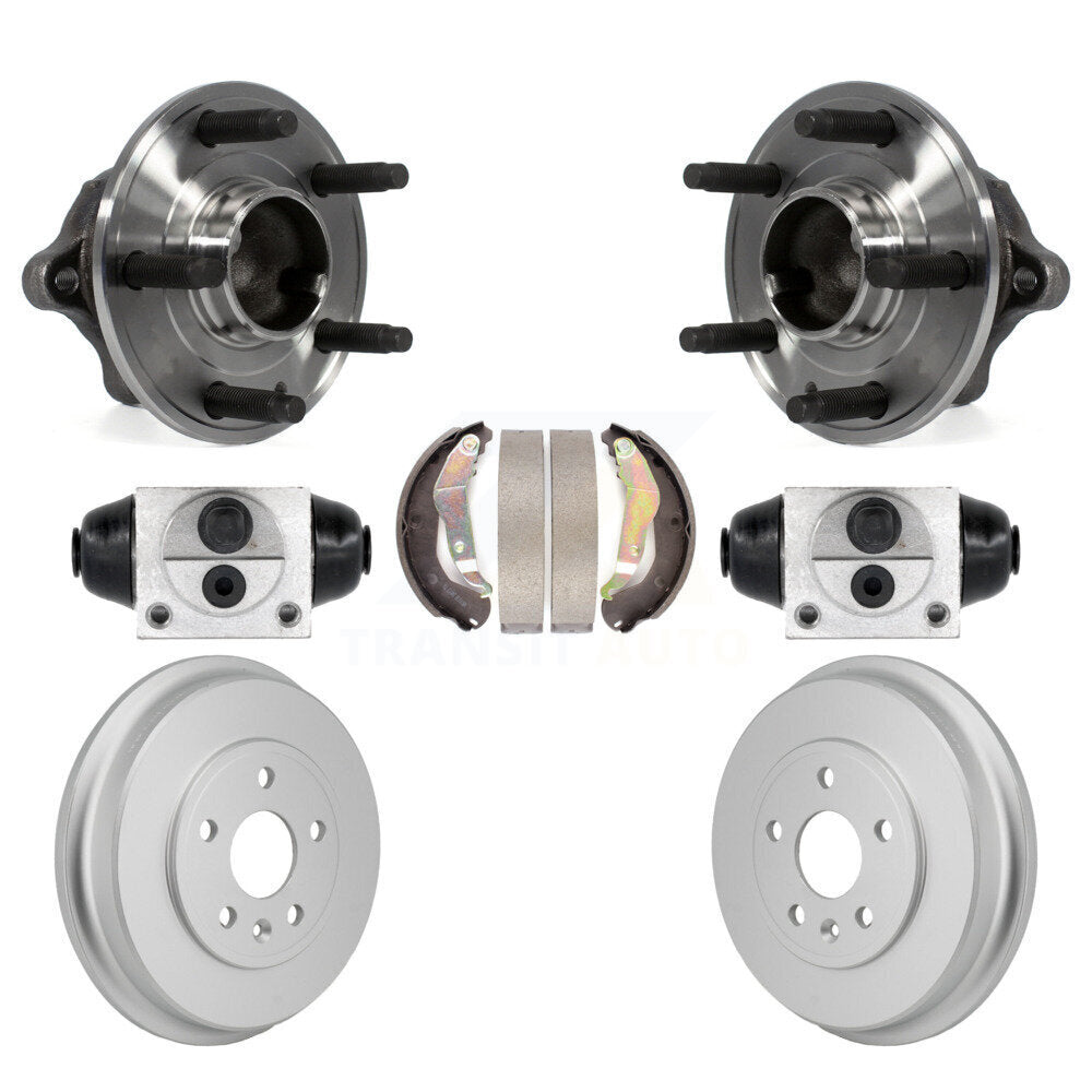 Wheel Cylinders And Coated Drum & Shoes Hub Bearing Rear Kit For Chevrolet Sonic