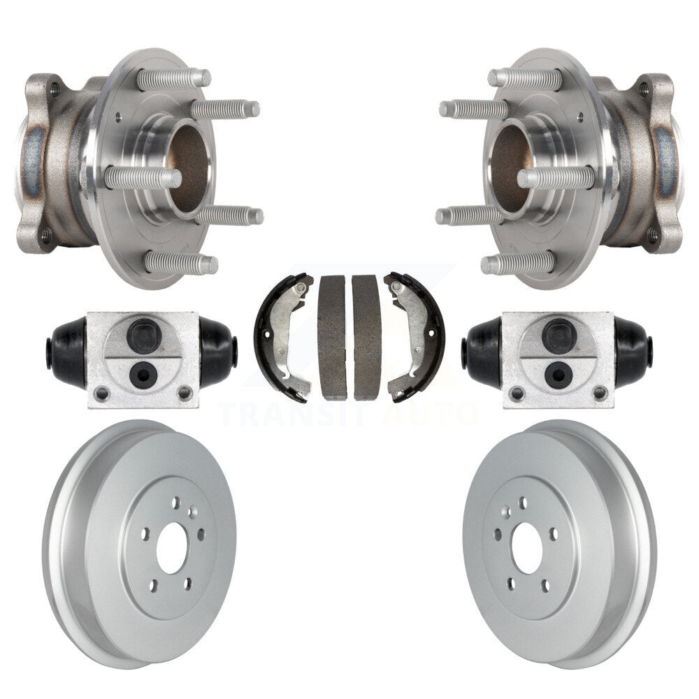 Wheel Cylinders And Coated Drum & Shoes Hub Bearing Rear Kit For Chevrolet Cruze