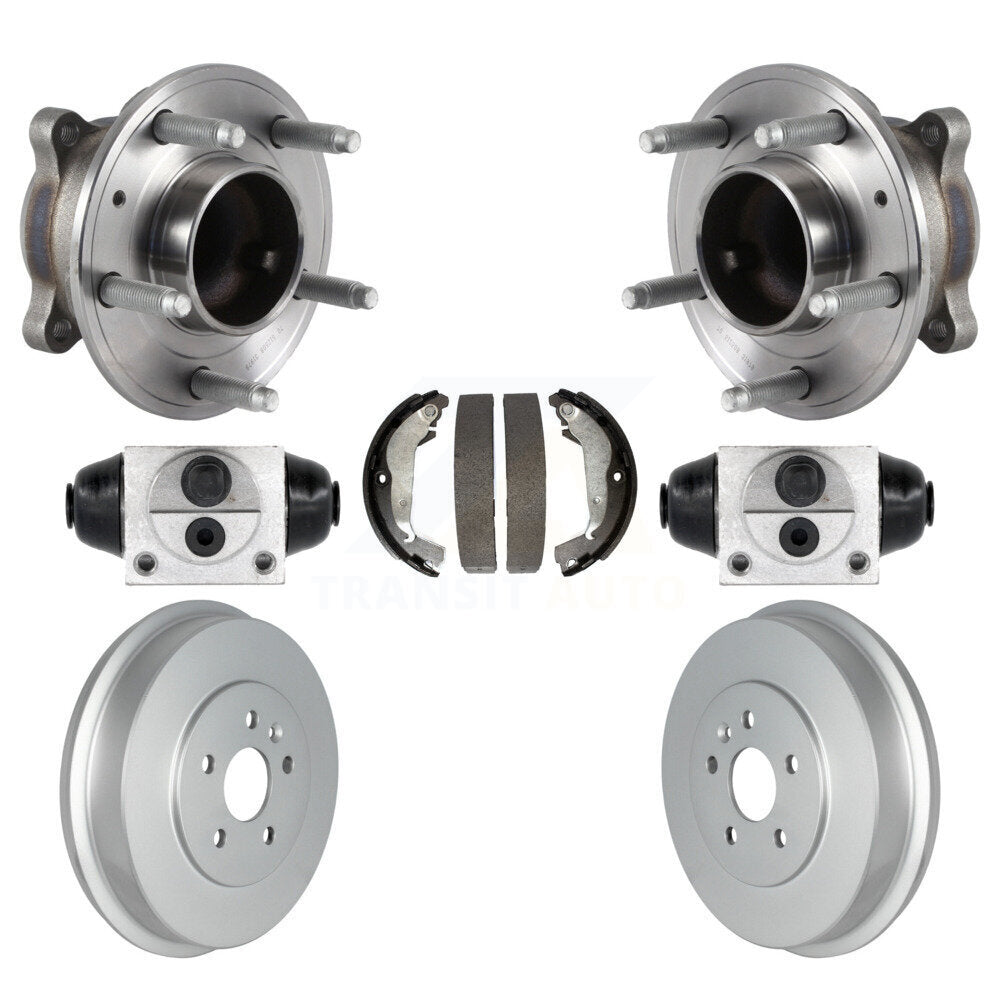Wheel Cylinders And Coated Drum & Shoes Hub Bearing Rear Kit For Chevrolet Cruze
