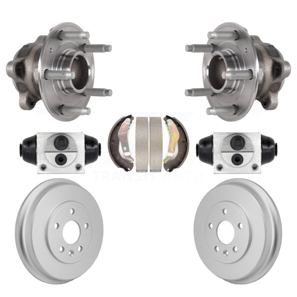 Wheel Cylinders And Coated Drum & Shoes Hub Bearing Rear Kit For Chevrolet Sonic
