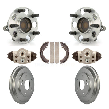 Wheel Cylinders And Coated Drum & Shoes Hub Bearing Rear Kit For Honda Civic