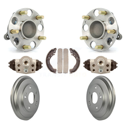 Wheel Cylinders And Coated Drum & Shoes Hub Bearing Rear Kit For Honda Civic