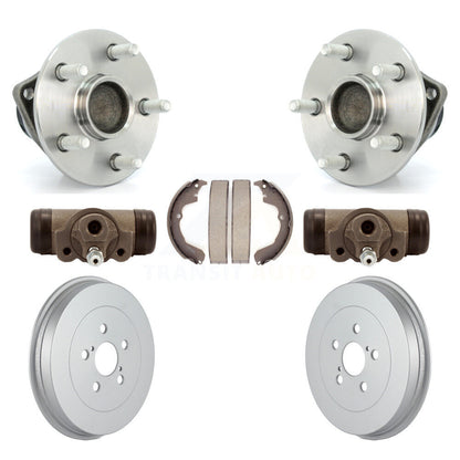 Wheel Cylinders Coated Drum & Shoes Hub Bearing Rear Kit For Pontiac Vibe Toyota