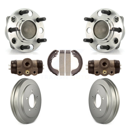 Wheel Cylinders And Coated Drum & Shoes Hub Bearing Rear Kit For Dodge Caliber