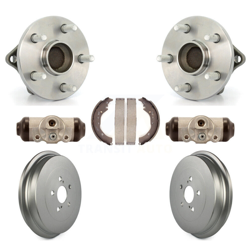 Wheel Cylinders And Coated Drum & Shoes Hub Bearing Rear Kit For Toyota Corolla